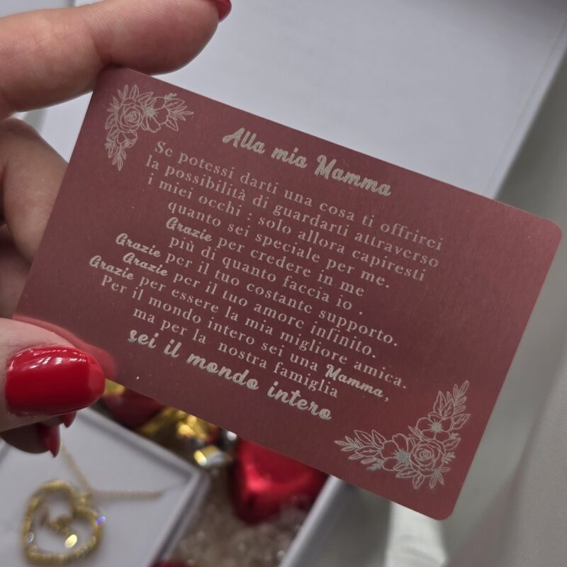 Box Auguri Mamma con Collana - immagine 5