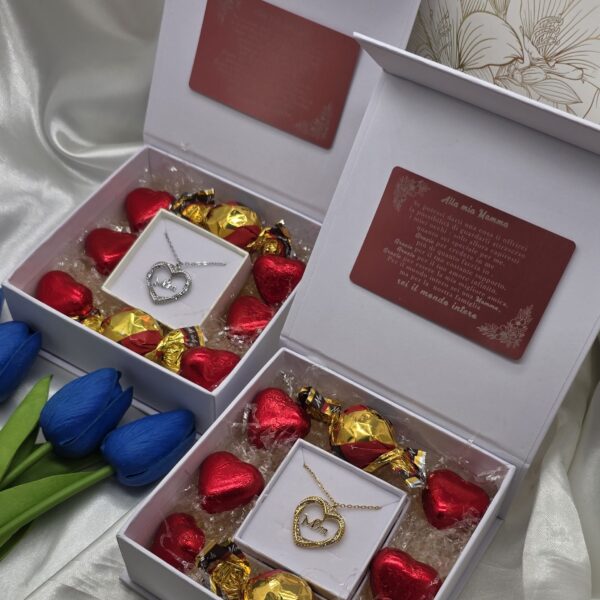 Box Auguri Mamma con Collana