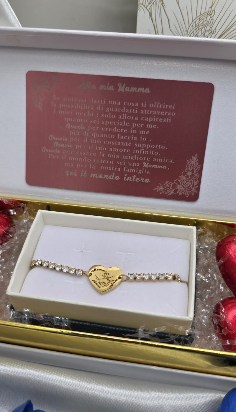 Box Auguri Mamma con Bracciale - immagine 2
